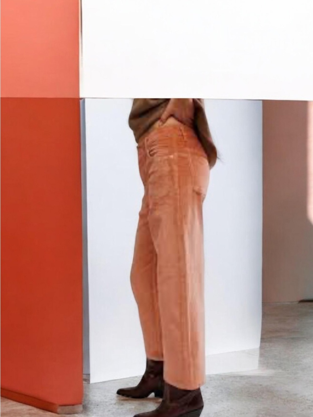 Hybrid Apparel Women's Boot‑Cut Pants in Terracotta